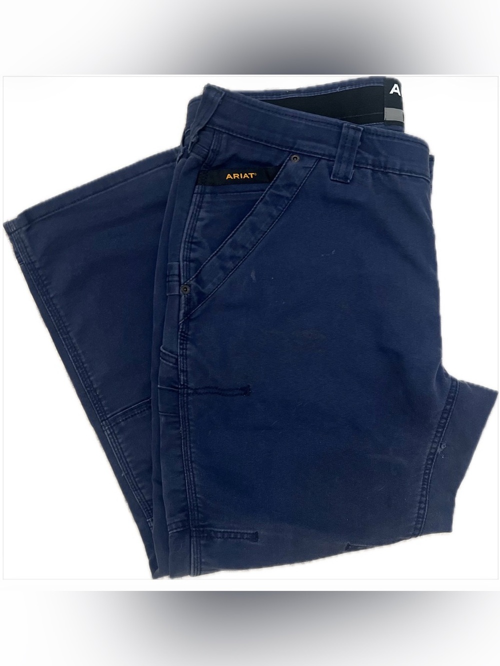 Ariat Rebar M4 Low Rise Boot Work Pants Navy Utility Carpenter Workwear 38x30